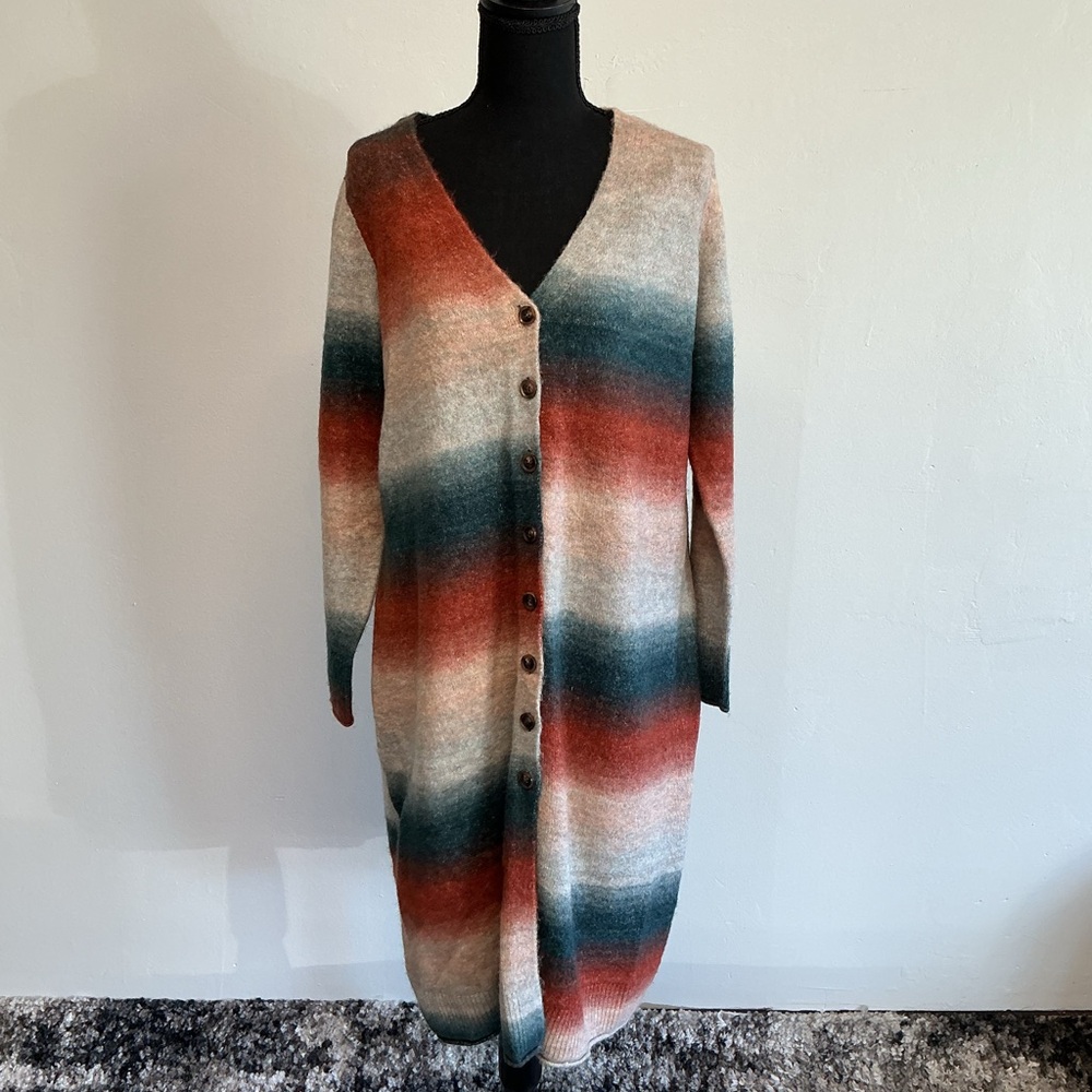 Jessica Simpson Multicolor Striped Cardigan